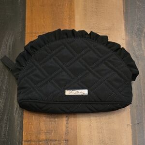 Vera Bradley Black Quilted Cosmetic Pouch